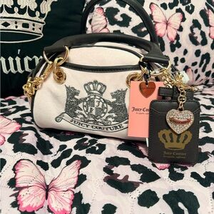 Juicy couture classic Scottie dogs satchel purse
